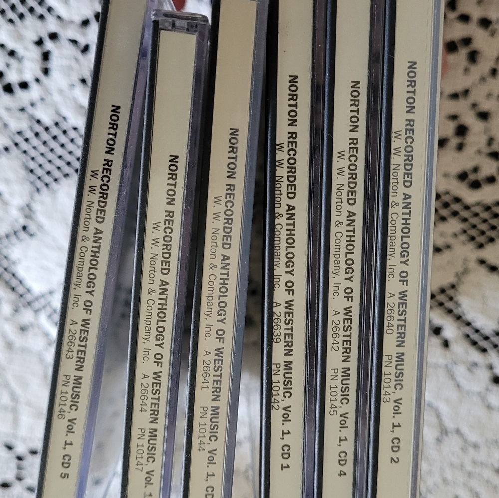 Norton Recorded Anthology Of Music/Volume 1/cd's 1-6